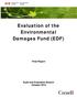 Evaluation of the Environmental Damages Fund (EDF) Final Report