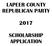 LAPEER COUNTY REPUBLICAN PARTY SCHOLARSHIP APPLICATION
