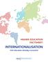HIGHER EDUCATION FACTSHEET: INTERNATIONALISATION