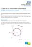 Cataracts and their treatment
