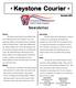 Keystone Courier. Newsletter. December 2016