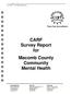Three-Year Accreditation. CARF Survey Report for Macomb County Community Mental Health