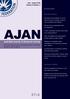 AJAN 27:4. australian journal of advanced nursing. An international peer reviewed journal of nursing research and practice IN THIS ISSUE