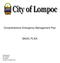 Comprehensive Emergency Management Plan BASIC PLAN. Developed by Kurt Latipow Fire Chief Lompoc Fire Department