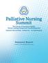 Summary Report. Copyright 2017 Hospice and Palliative Nurses Association