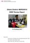 Ghana Cholera: MDRGH010 DREF Review Report