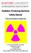 Radiation Producing Machines Safety Manual
