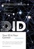 Your ID In Your Control DECENTRALIZED ID: WHITEPAPER VER 1.4.5