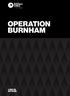 Where did Operation Burnham take place?