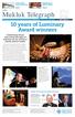 Mukluk Telegraph. 10 years of Luminary Award winners