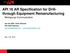 API 16 AR Specification for Drillthrough Equipment Remanufacturing