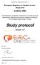 EuReCa ONE Study Protocol Version 1.3. European Registry of Cardiac Arrest - Study One (EuReCa ONE)