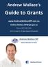 Andrew Wallace s. Guide to Grants.