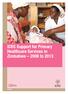 ICRC Support for Primary Healthcare Services in Zimbabwe 2006 to 2013