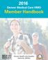 Member Handbook. Denver Health and Hospital Authority (DHHA)