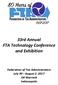 33rd Annual FTA Technology Conference and Exhibition