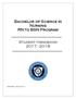 Bachelor of Science in Nursing RN to BSN Program. Student Handbook