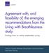 Agreement with, and feasibility of, the emerging recommendations from the Living with Breathlessness study