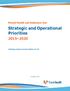 Strategic and Operational Priorities