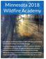 Minnesota 2018 Wildfire Academy