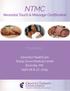 NTMC Neonatal Touch & Massage Certification