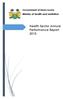 Government of Sierra Leone Ministry of Health and Sanitation. Health Sector Annual Performance Report 2015