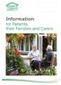 Information for Patients, their Families and Carers