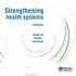 Strengthening. health systems. towards. universal health coverage WHO-EM/HEC/048/E
