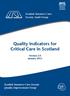 Quality Indicators for Critical Care in Scotland