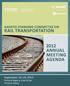 Rail Transportation Meeting. AASHTO Standing Committee on. September 16 19, 2012 Portland Regency Hotel & Spa Portland, Maine
