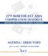 27 th NORTHEAST ASIA COOPERATION DIALOGUE