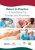 Return to Practice: A handbook for Nurses and Midwives