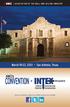 ASSOCIATION OF THE WALL AND CEILING INDUSTRY. March 18-22, 2013 San Antonio, Texas. Like us on Facebook, follow us on Twitter and join us on LinkedIn