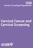 Cervical Cancer and Cervical Screening