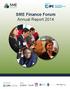 MANAGED BY. SME Finance Forum Annual Report 2014