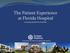 The Patient Experience at Florida Hospital Learning Module for Students