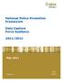National Police Promotion Framework. Data Capture Force Guidance 2011/2012. May Version 1.3