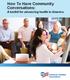 How To Have Community Conversations: A toolkit for advancing health in America