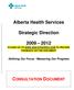 Alberta Health Services. Strategic Direction