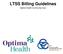 LTSS Billing Guidelines. Optima Health Community Care