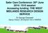 Safer Care Conference: 26 th June 2014: 1515 session Accessing funding: THE WEST MIDLANDS RESEARCH DESIGN SERVICE