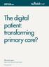 The digital patient: transforming primary care?