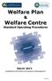 Welfare Plan & Welfare Centre Standard Operating Procedures March 2013 Southland Civil Defence Emergency Management