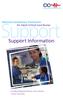 Support. Support Information. National Competency Framework. for Adult Critical Care Nurses