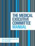 the Medical Executive Committee Manual