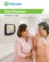 CareTracker. Assisted Living. Point of Care Workflow Family Communications ADLs