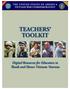 TEACHERS TOOLKIT. Digital Resources for Educators to Thank and Honor Vietnam Veterans