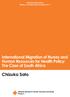 International Migration of Nurses and Human Resources for Health Policy: The Case of South Africa. Chizuko Sato