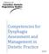 Competencies for Dysphagia Assessment and Management in Dietetic Practice