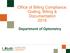 Office of Billing Compliance: Coding, Billing & Documentation Department of Optometry